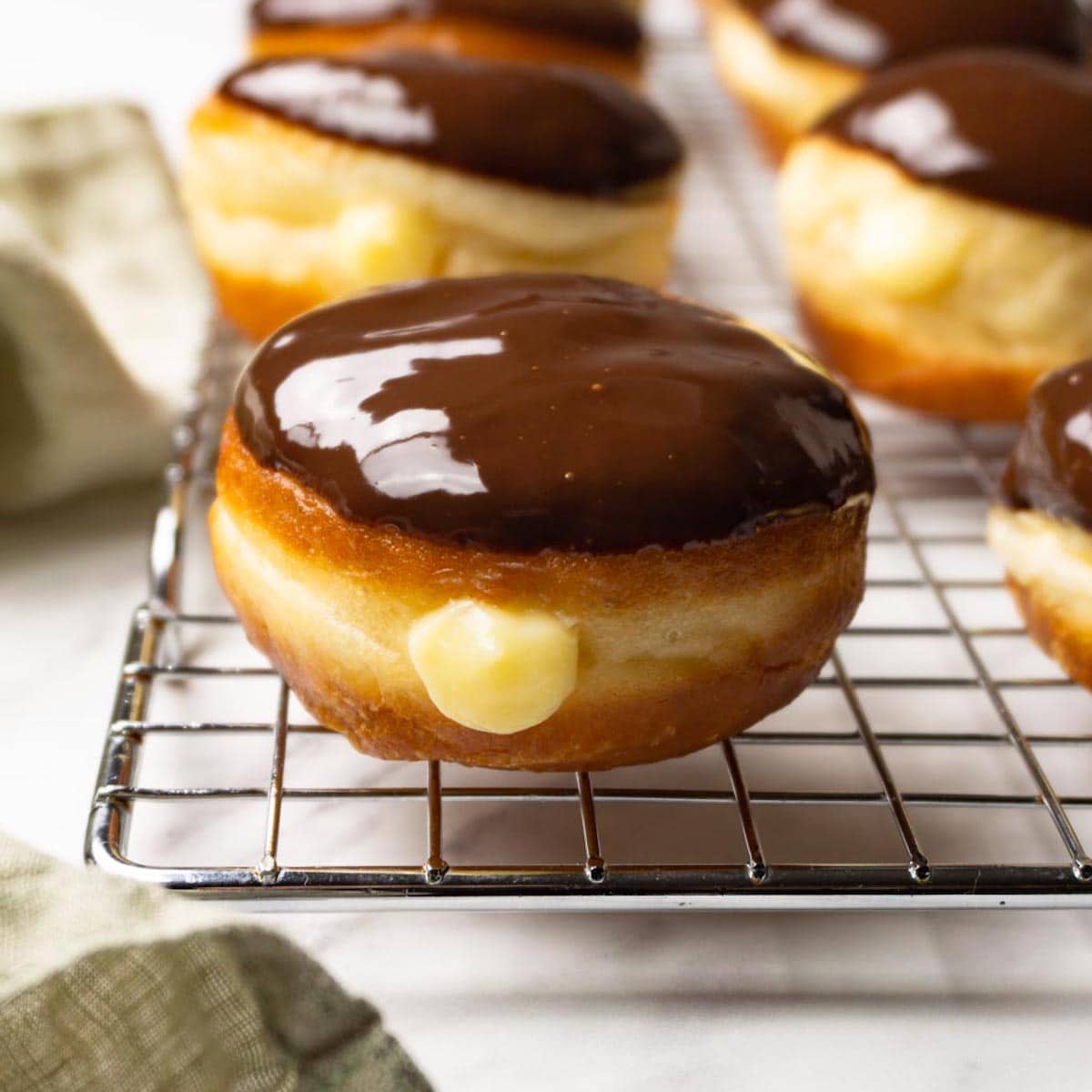 Boston Cream Doughnut